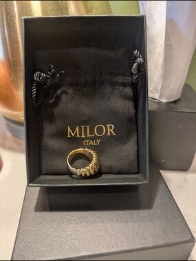 Milor Gold  Dome Ring